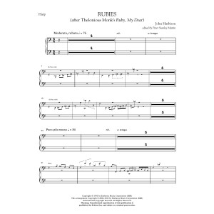 Rubies (After Thelonious Monk's "Ruby, My Dear") - Harp